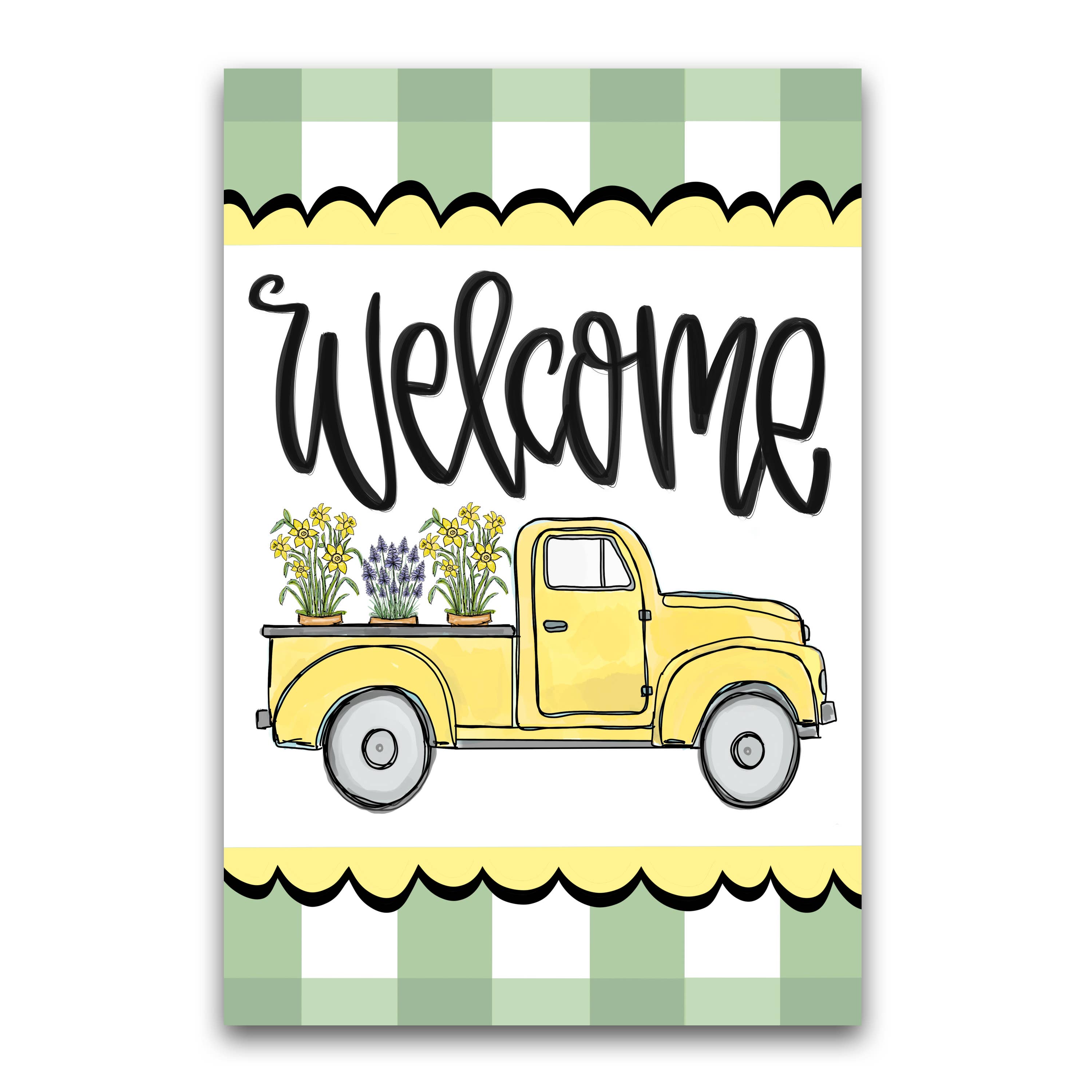 Welcome Yellow Truck GF