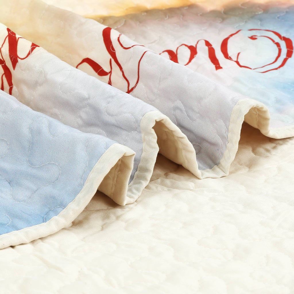 Old Rugged Cross Inspirational Quilted Throw