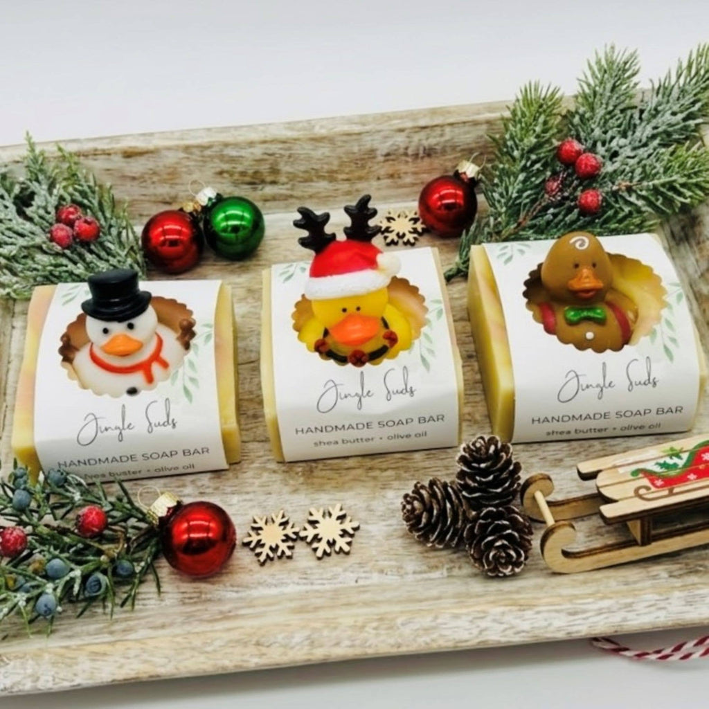 Jingle Suds Holiday Handmade Novelty Soap Bar SEASONAL