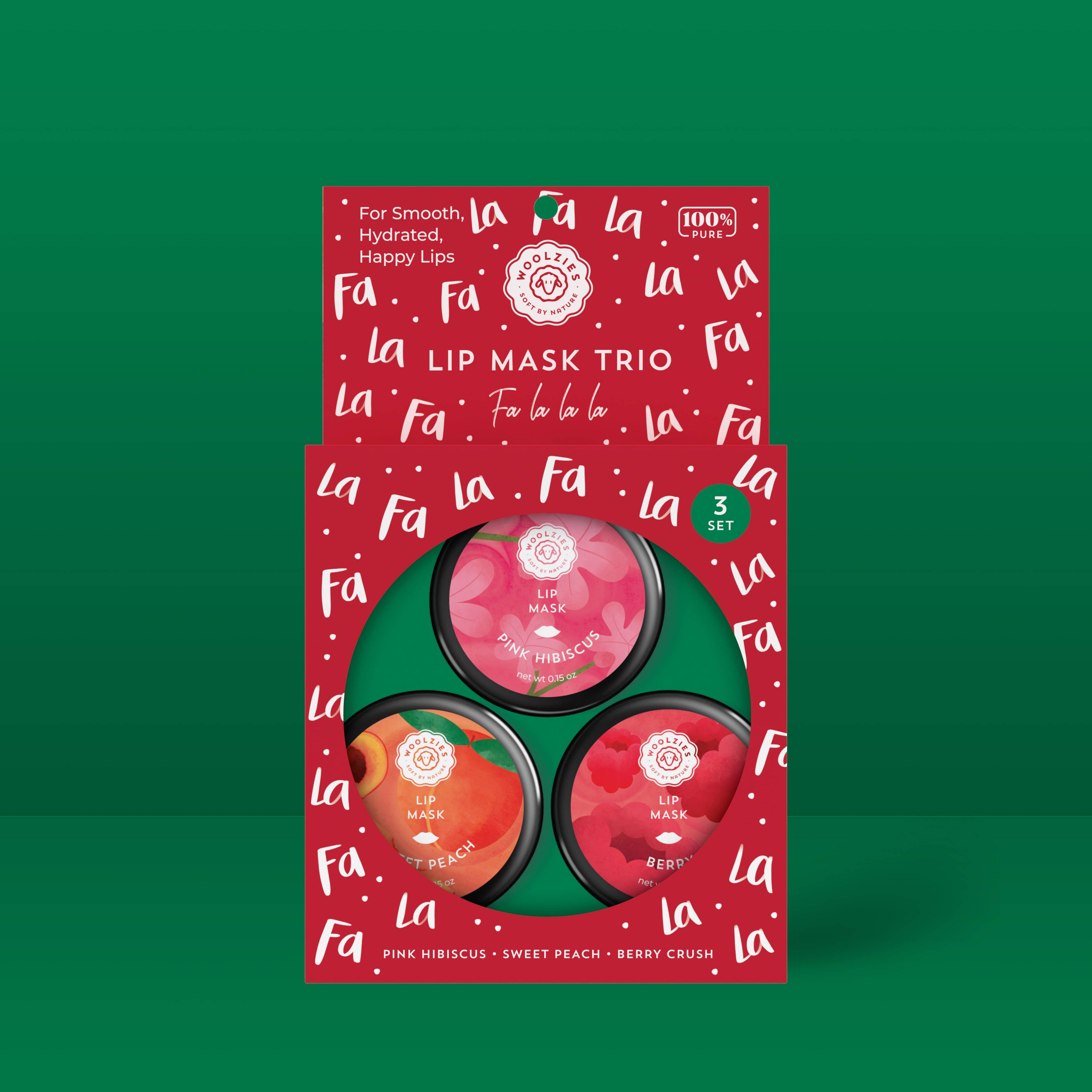 Fa La La La Holiday Trio Lip Mask