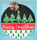 DIY Christmas Tree Door Hanger