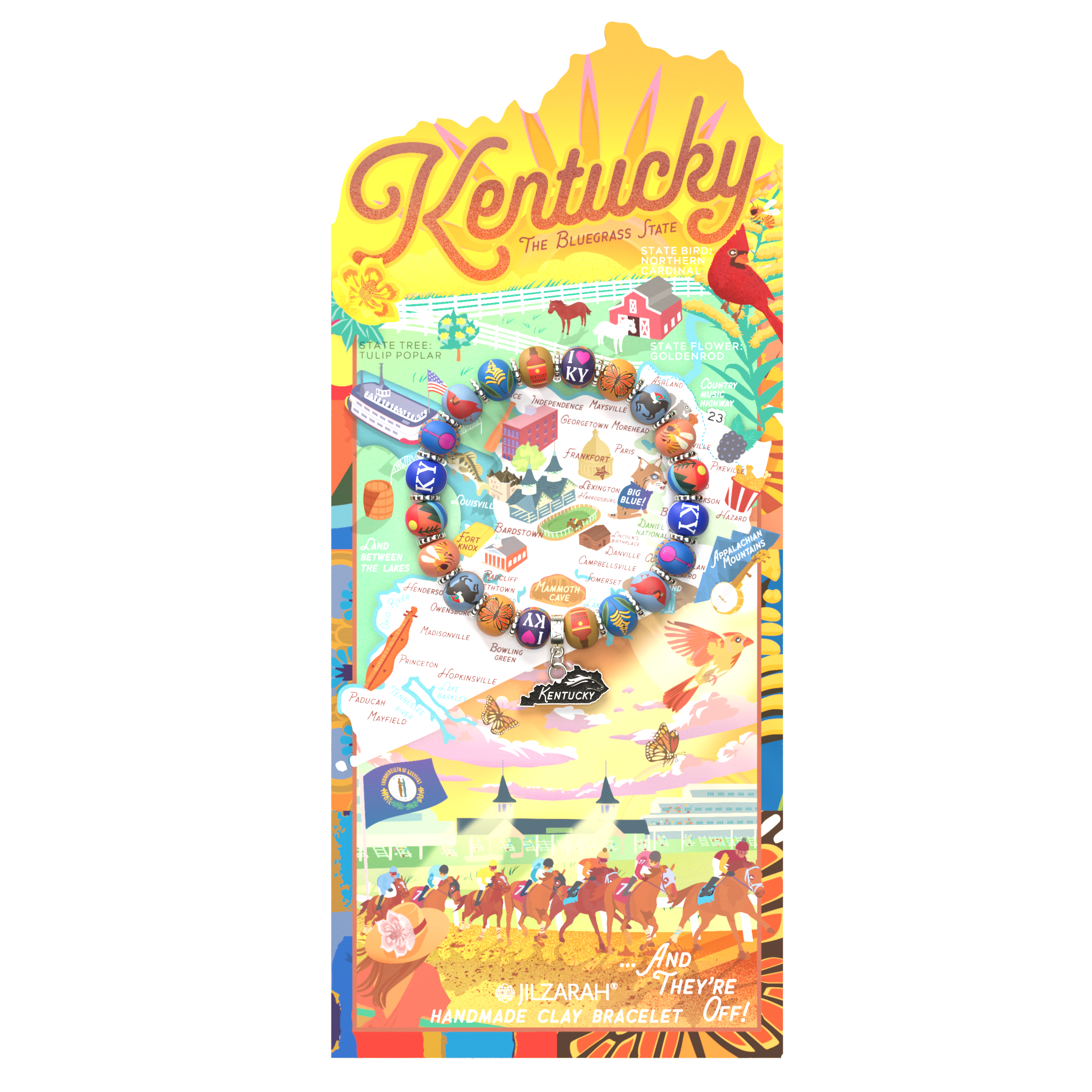 Kentucky Places We Love Bracelet