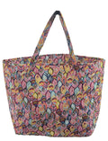 "Feathers" Designer Quilted Tote Bag