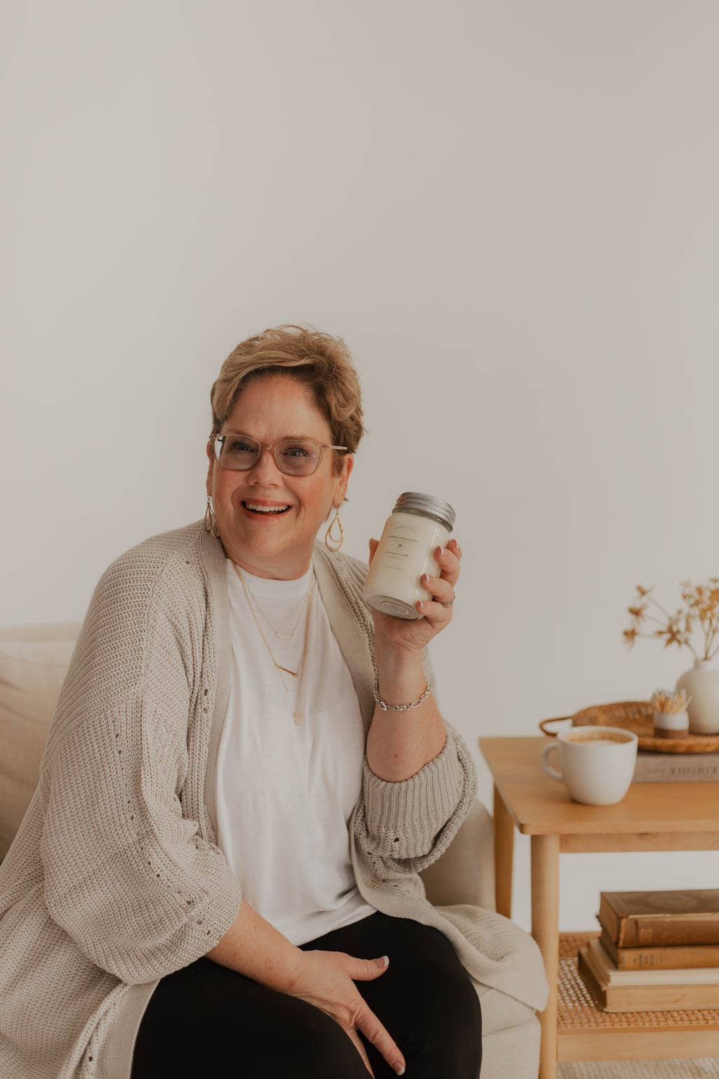 Vanilla Spice Latte - Soy Wax Mason Jar Candle