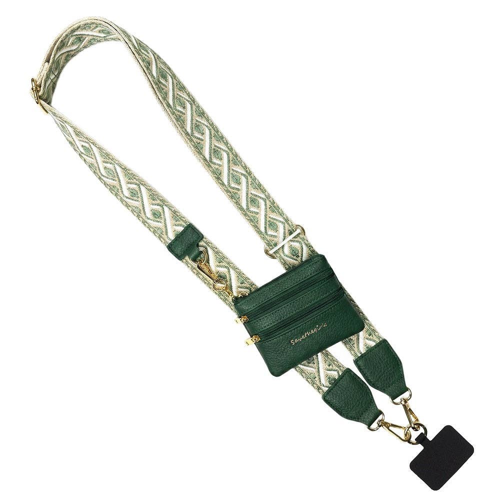 Clip & Go Strap w/Zippered Pouch XOXO