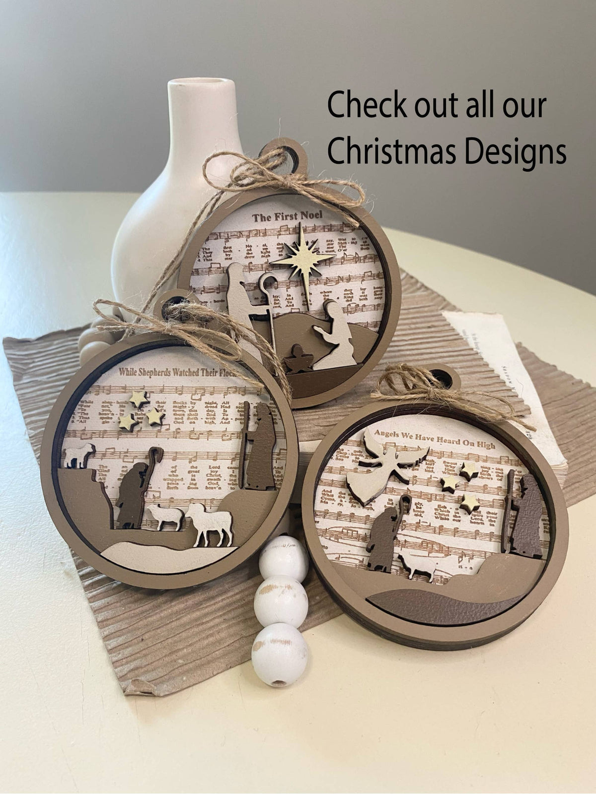 The Old Rugged Cross Ornament or Gift Tag