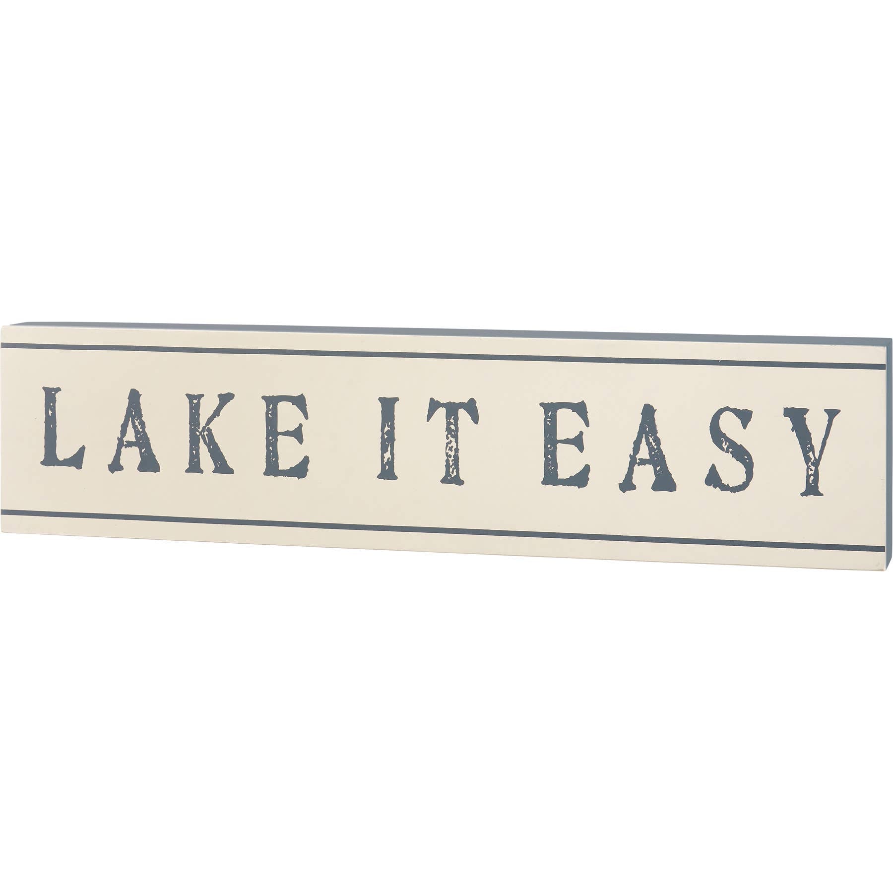 Lake It Easy Box Sign