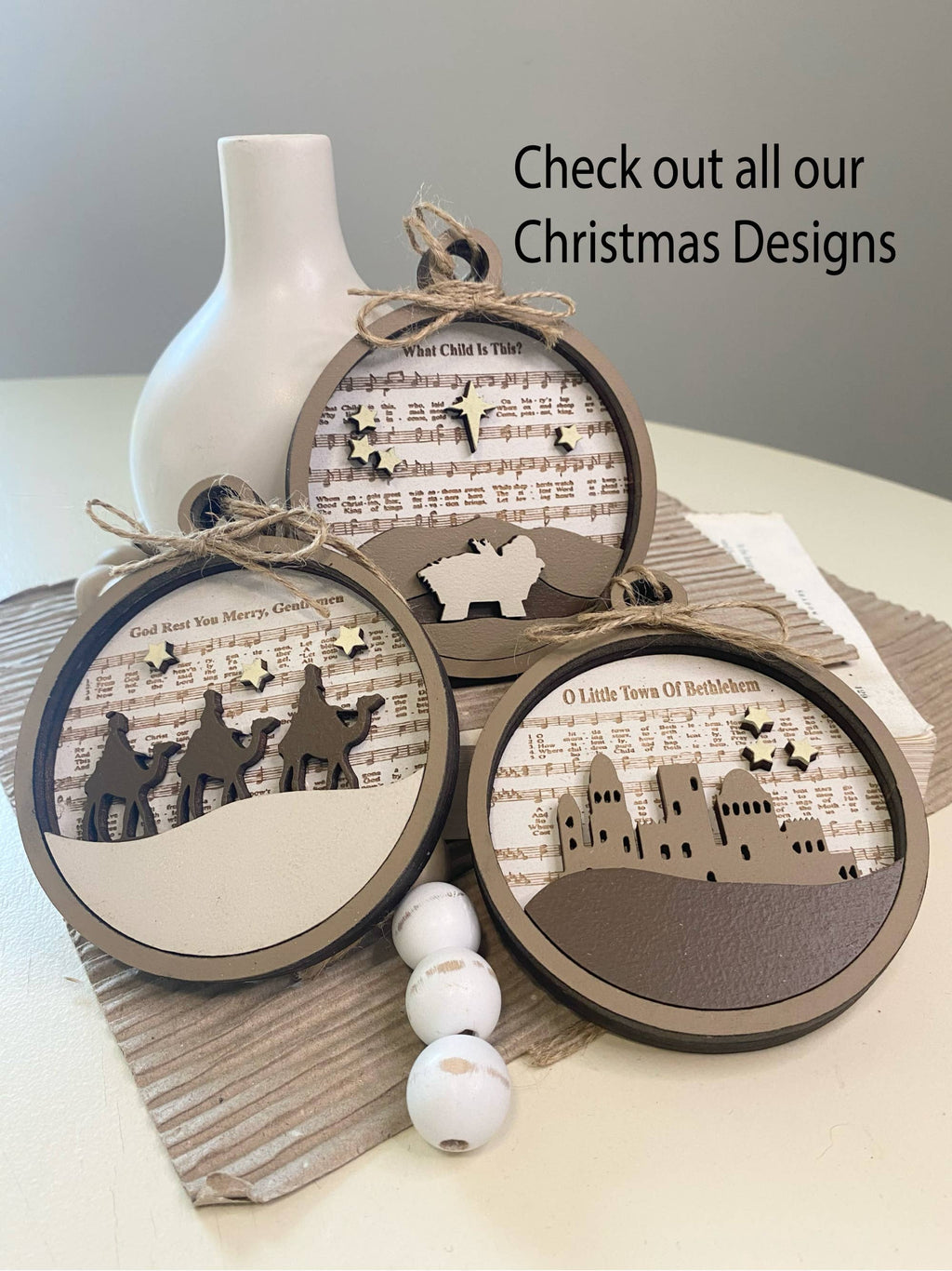 The Old Rugged Cross Ornament or Gift Tag