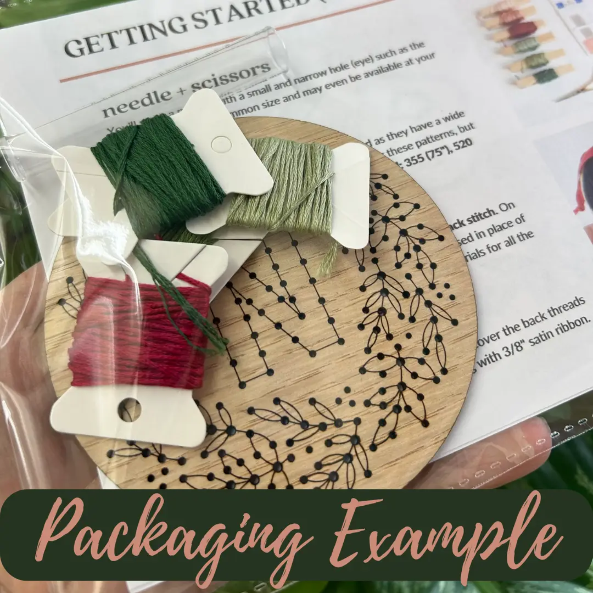 Bee & Beehive Kids Embroidery Kit Set – Beginner Yarn Craft