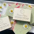 Daisies & Poppies Handmade Soap Bar SPRING COLD PROCESS