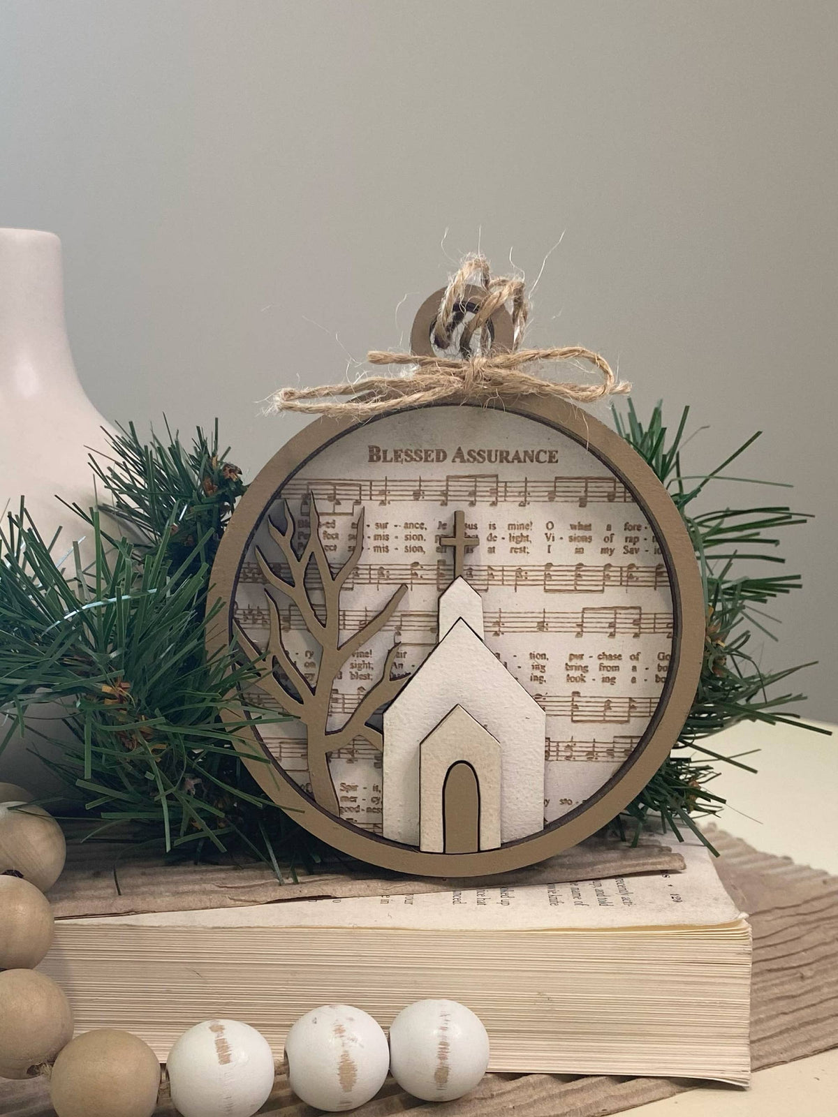 Blessed Assurance Ornament or Gift Tag