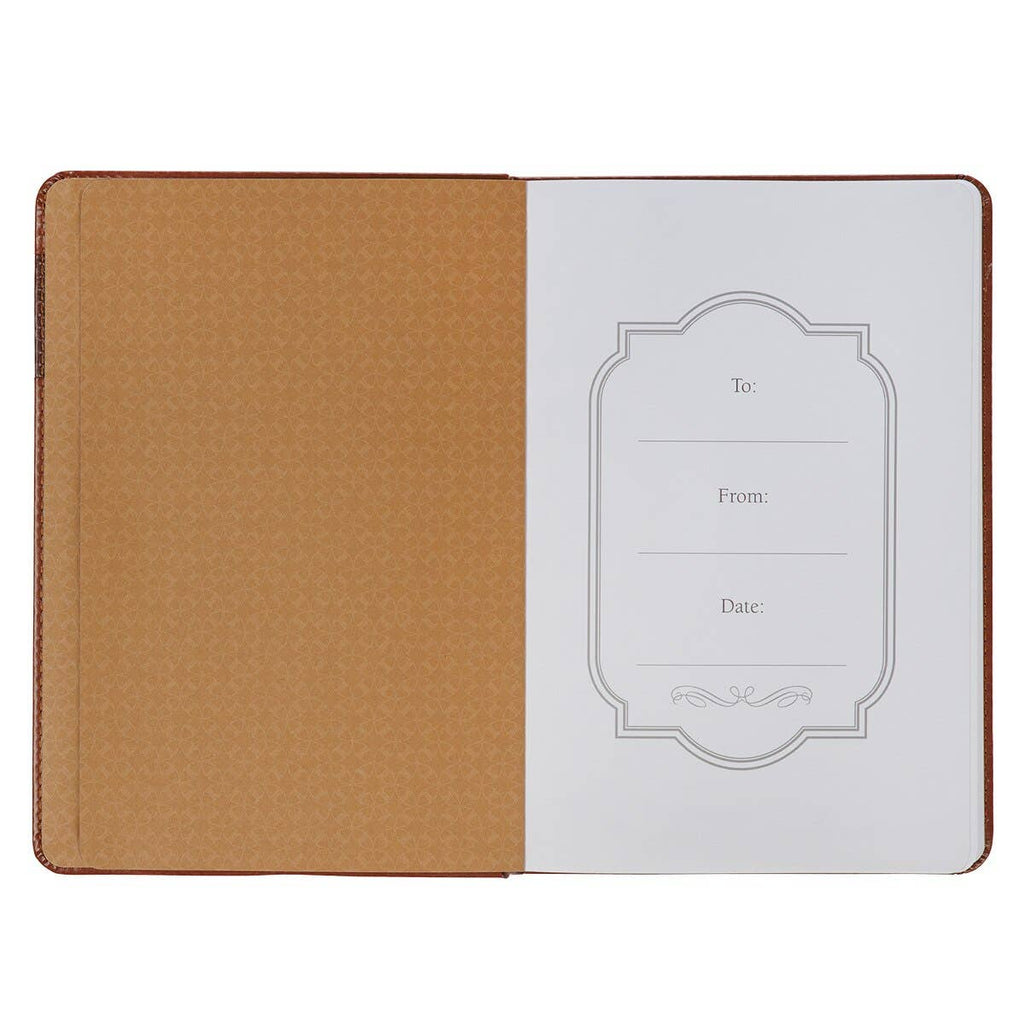 Journal w/Elastic Be Still Brown Ps. 46:10