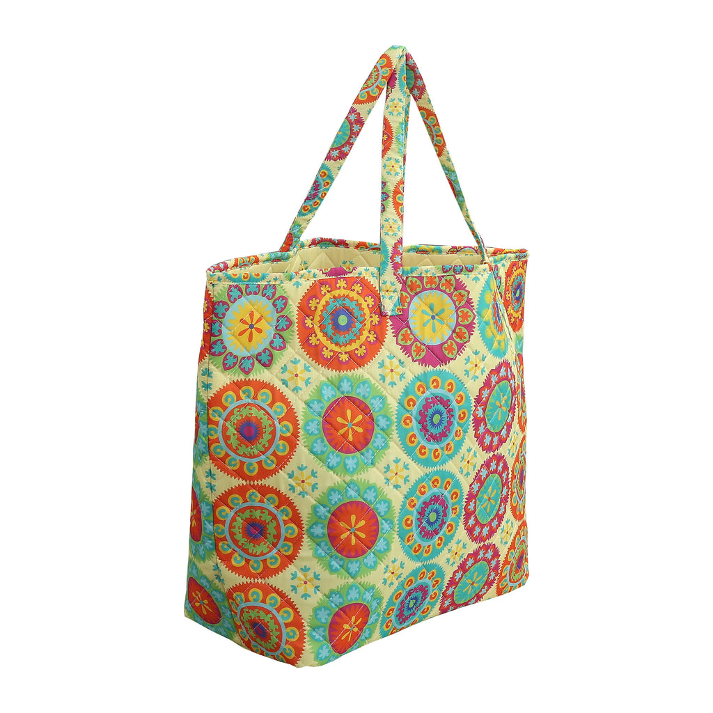 "Suri" Designer Quilted Tote Bag