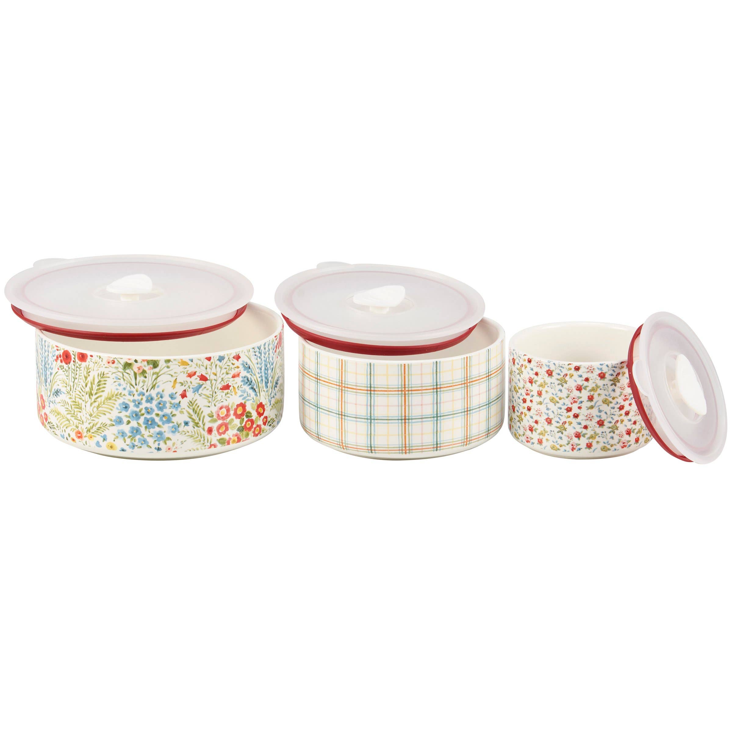 Mixed Florals Server Set
