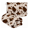 "Rodeo" Plush Travel Blanket with Matching Case