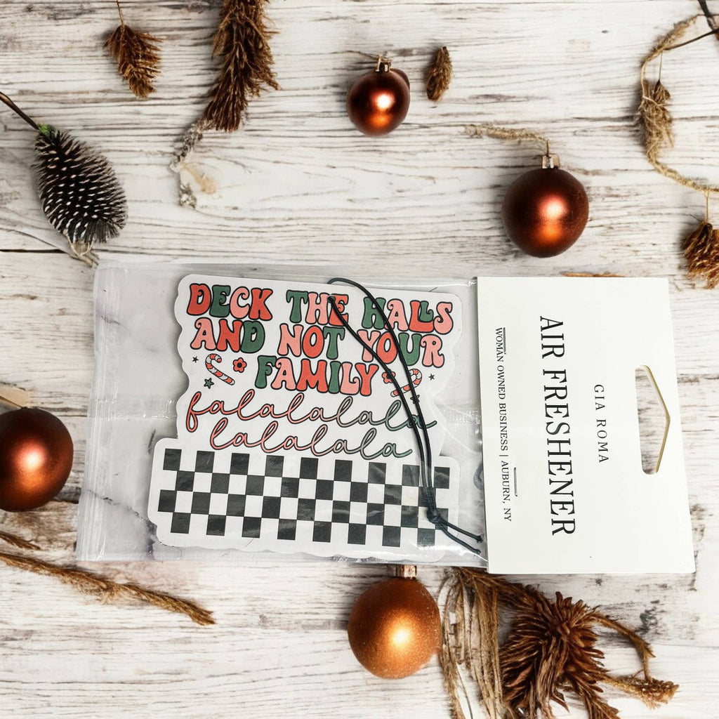 Naughty List, Hanging Air Freshener Christmas for Cars