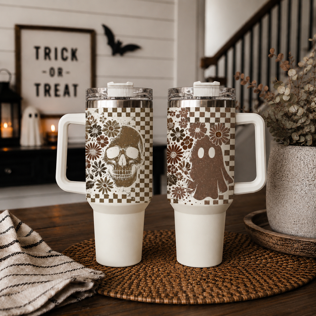 Fall Bohemian Floral Gifts & Drinkware 40oz Autumn Tumbler