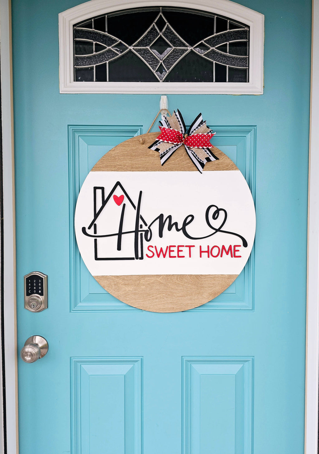 DIY Home Sweet Home House Door Hanger