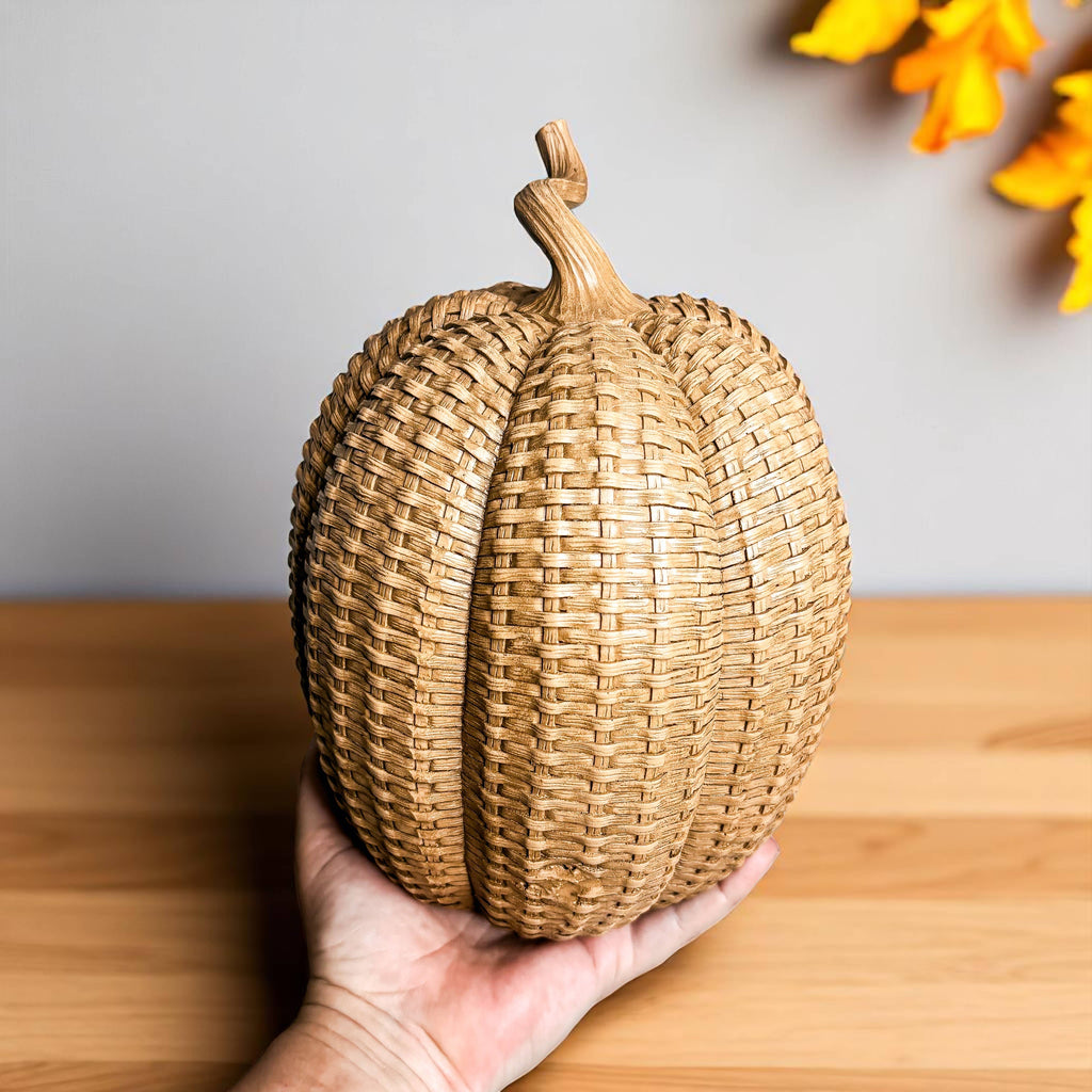 Neutral Fall Halloween Shelf Decor, Cute Pumpkin Home & Gift