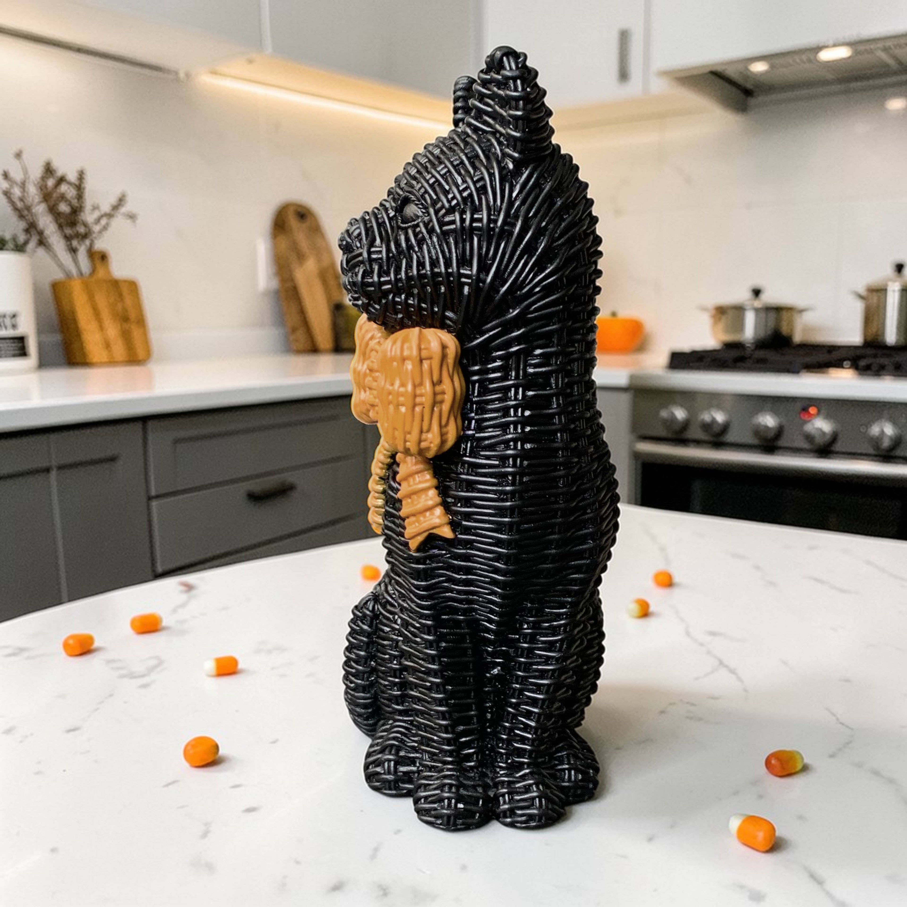 Spooky Shelf Accent Cute Farmhouse Halloween Black Cat Decor