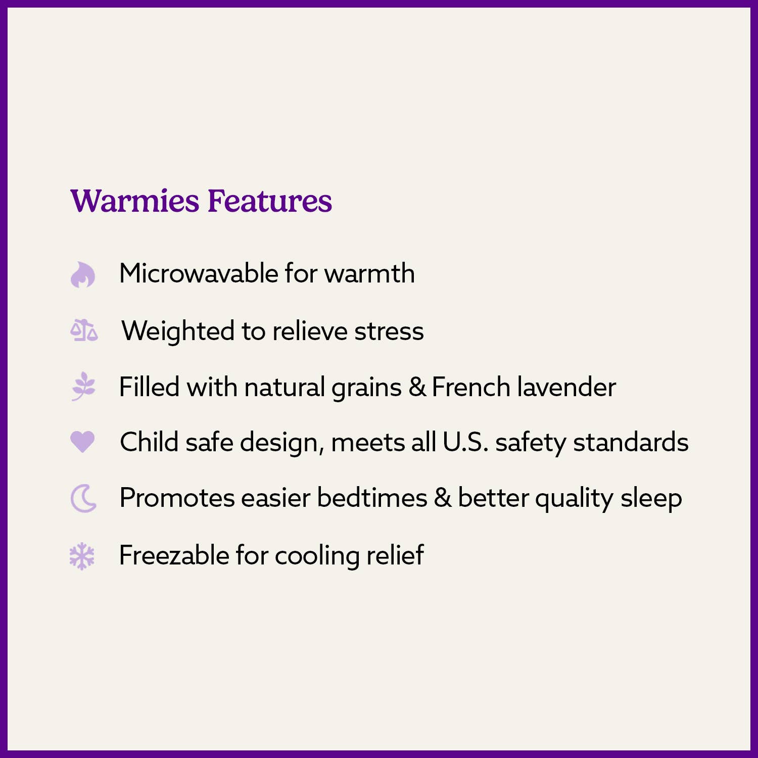 Marshmallow Brown Warmies Eye Mask