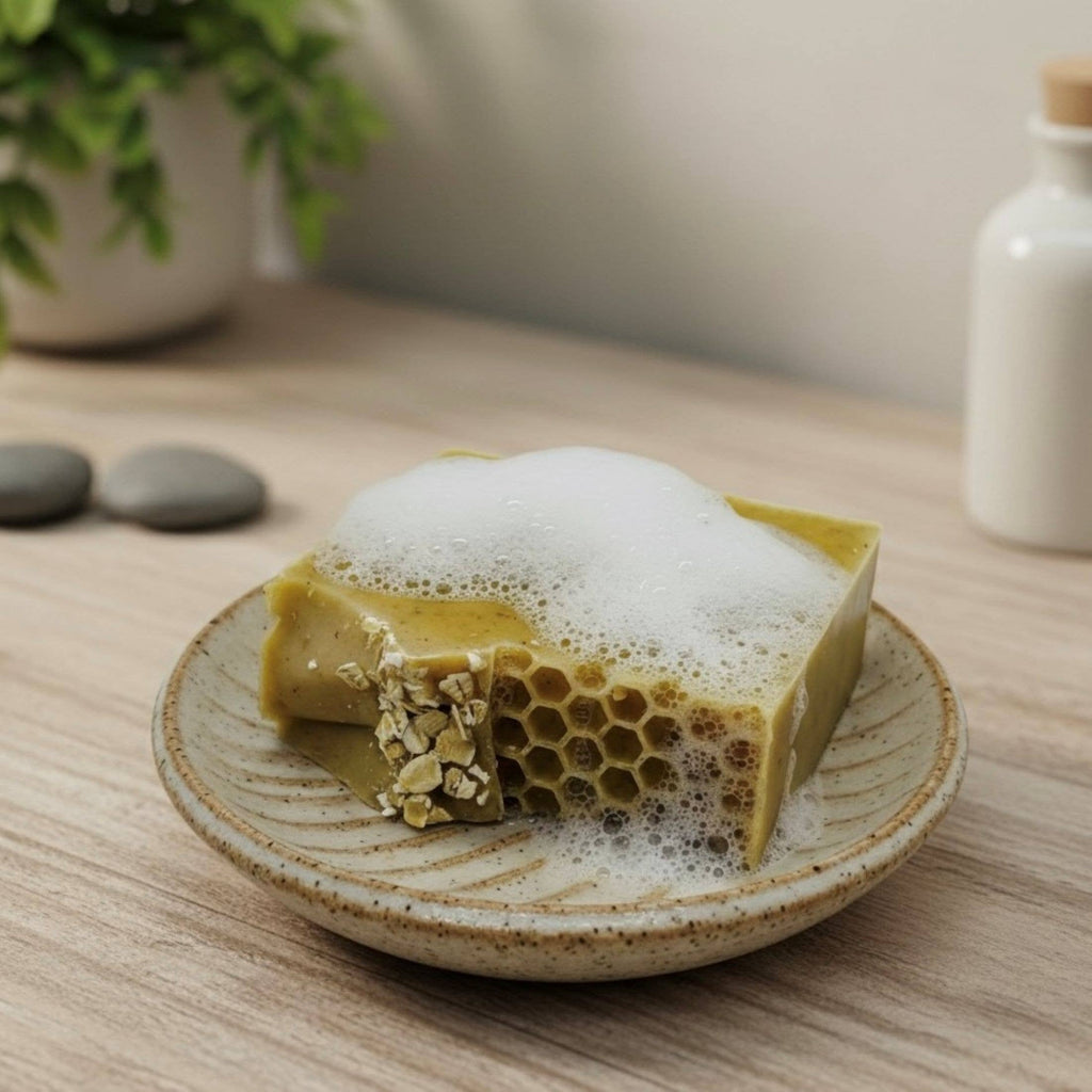 Oatmeal Turmeric & Honey Handmade Soap Bar VEGAN