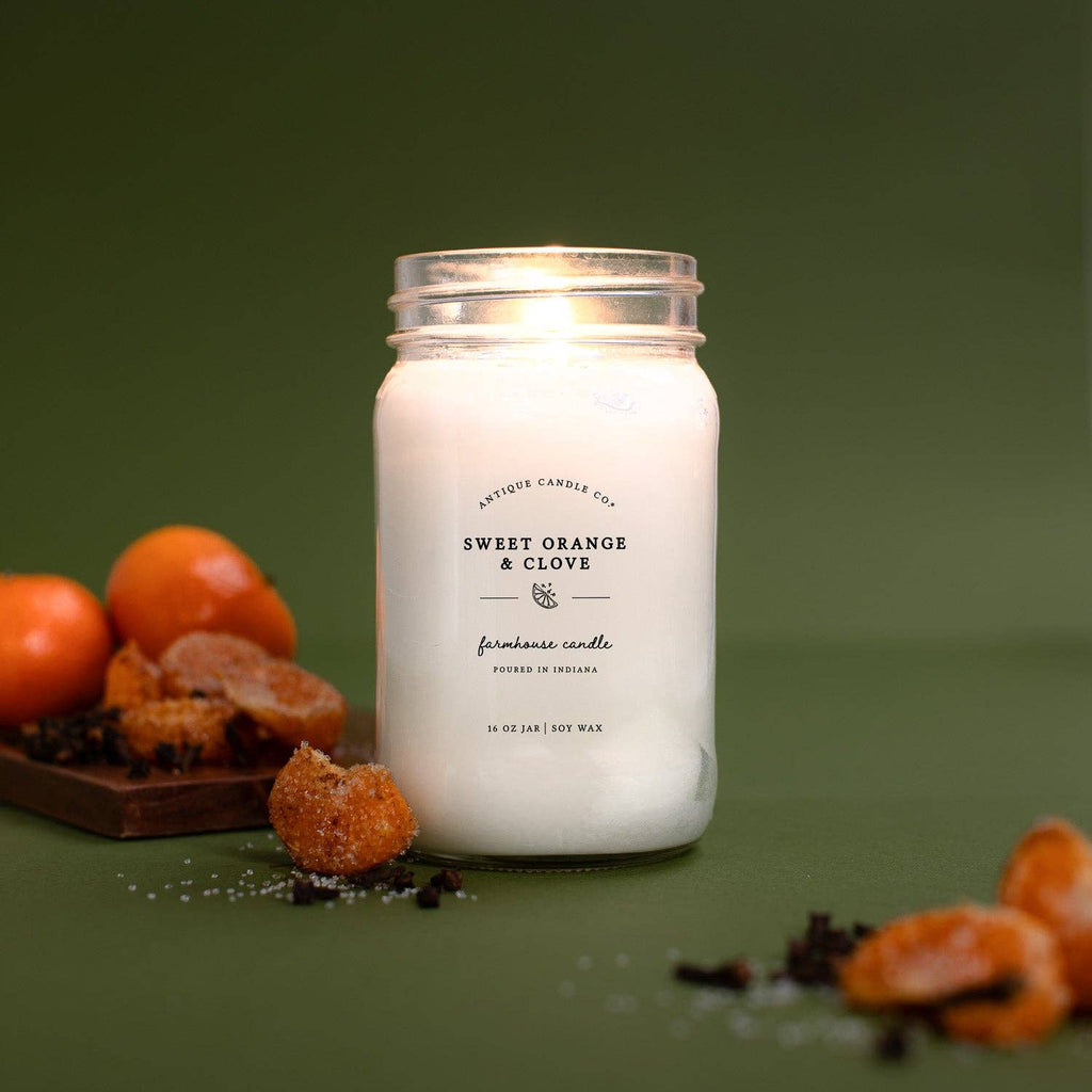 Sweet Orange & Clove - Soy Wax Candle