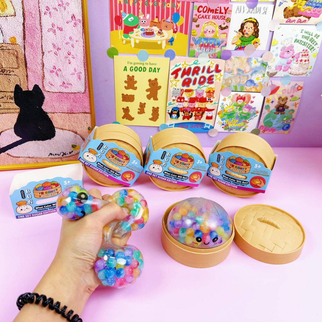 Bead Filled Dumpling Shape Squishy Soft Squeeze Stress Toy