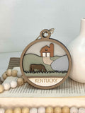 Kentucky State Ornament or Gift Tag