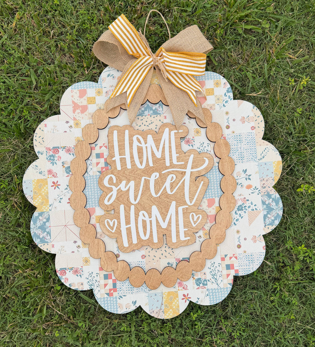 Home Sweet Home Quilt Scallop