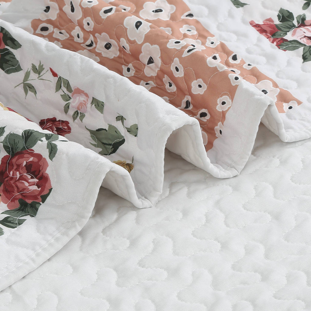 "Earth Tones"  Quilted Throw Blanket 50"x60"