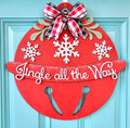 DIY Jingle Bell Door Hanger