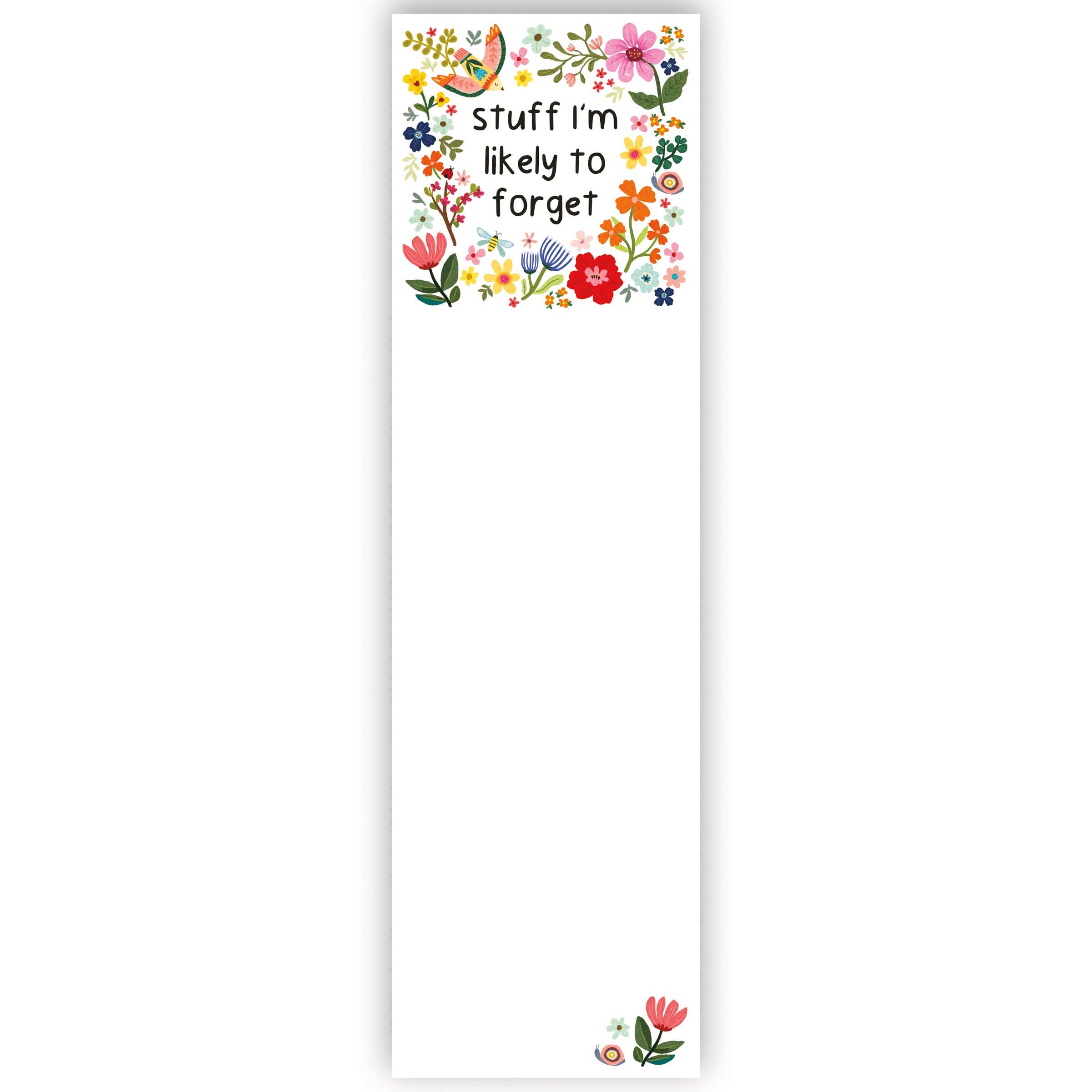 Stuff I'm Likely To Forget List Pad