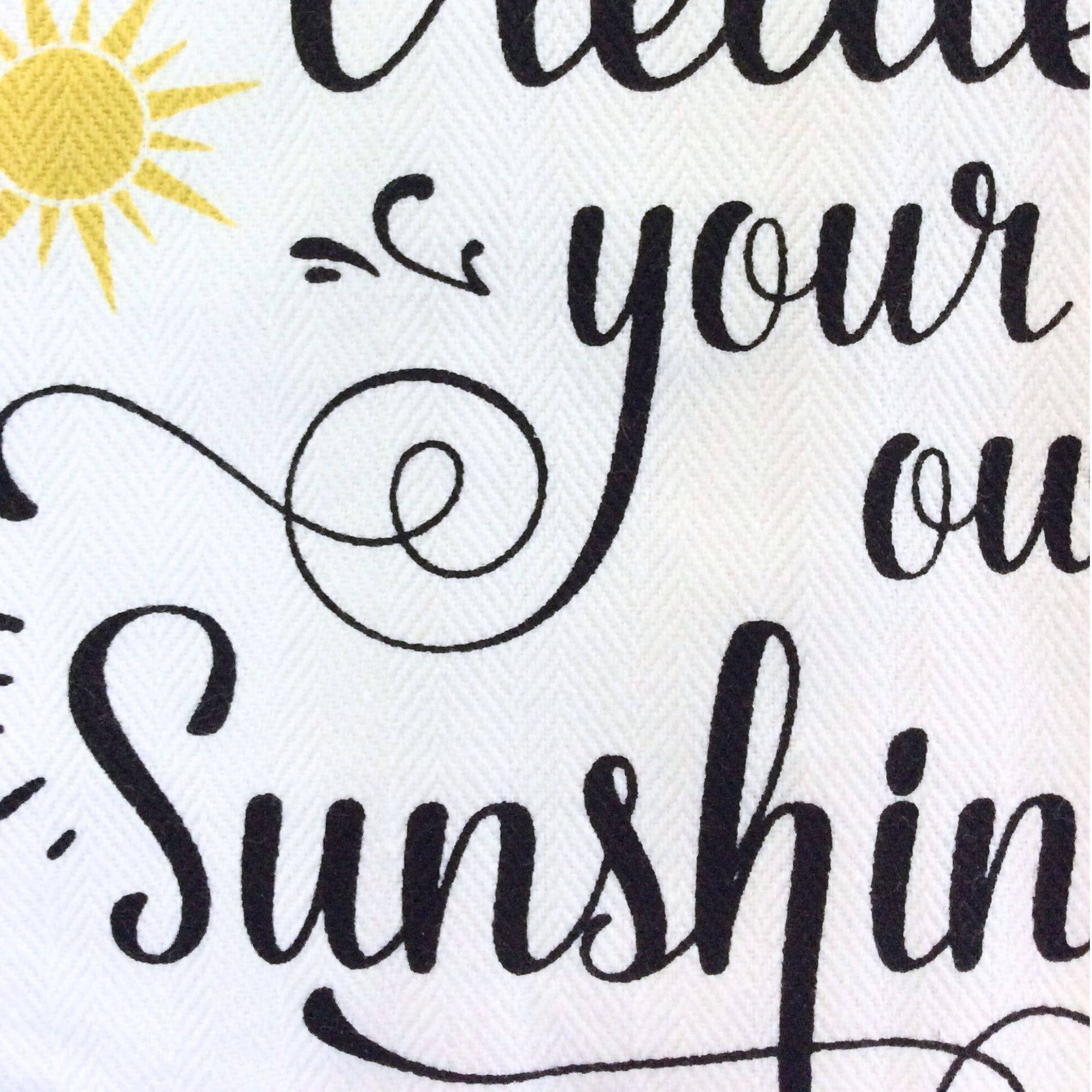 "Create Sunshine" Decorative Kitchen Towel