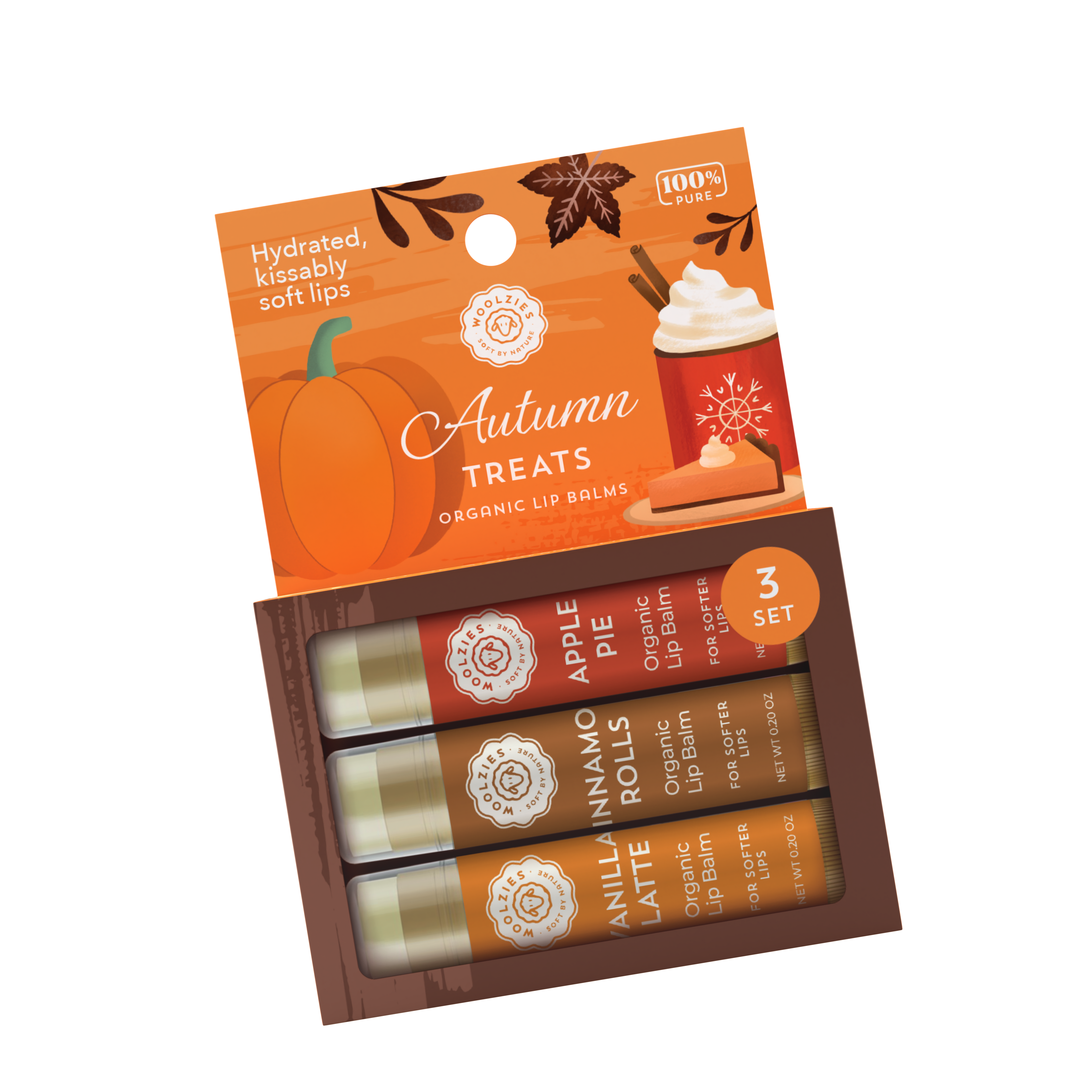 Autumn Treats Lip Balm Set Of 3