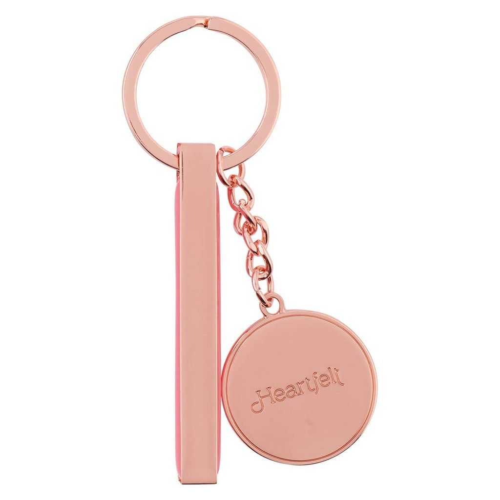 Keychain in Tin Pink Petals Shine