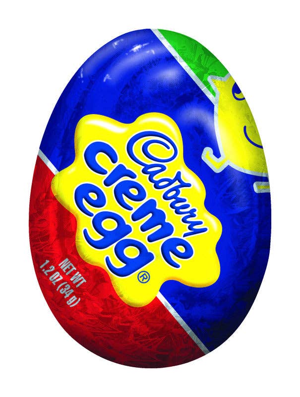 HERSHEY'S Cadbury Creme Egg Chocolate Candy, 1.2 oz, 48ct