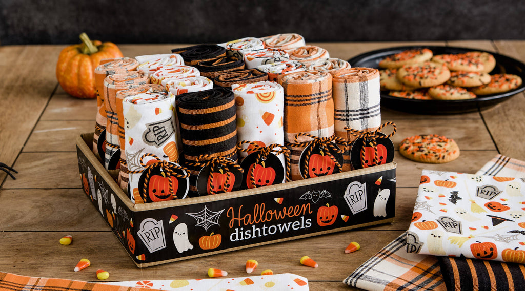 Halloween Assorted Dishtowels- PDQ
