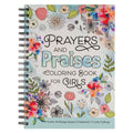Coloring Book Spiral Prayers & Praises for Girls