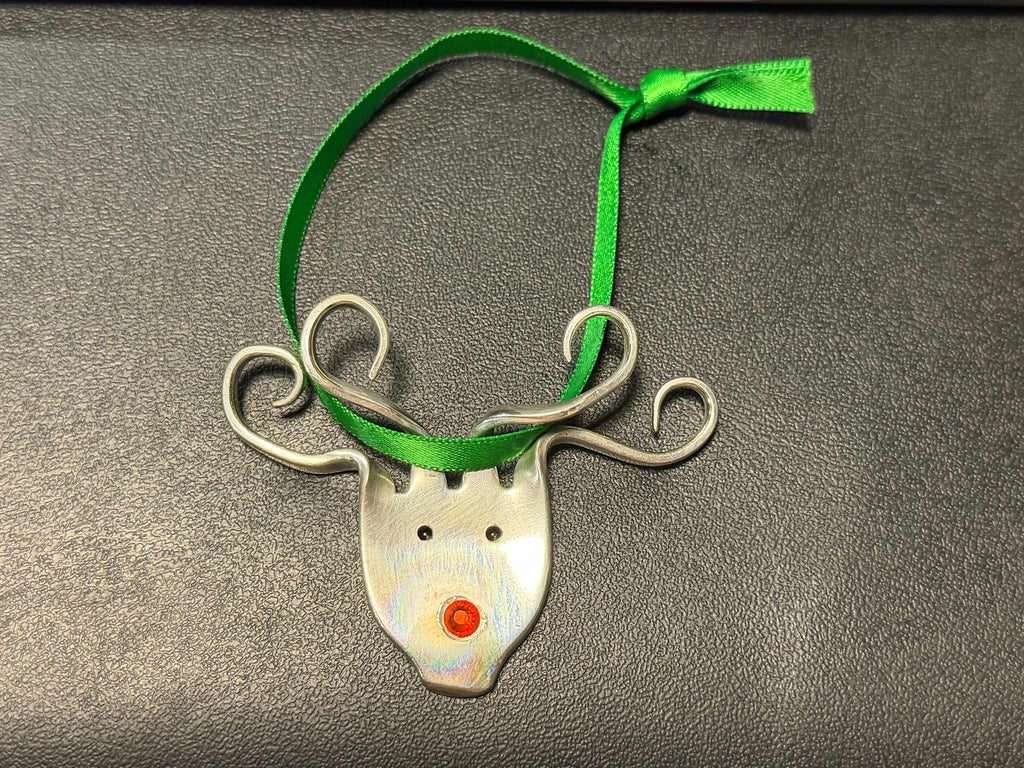 Reindeer Fork Ornament