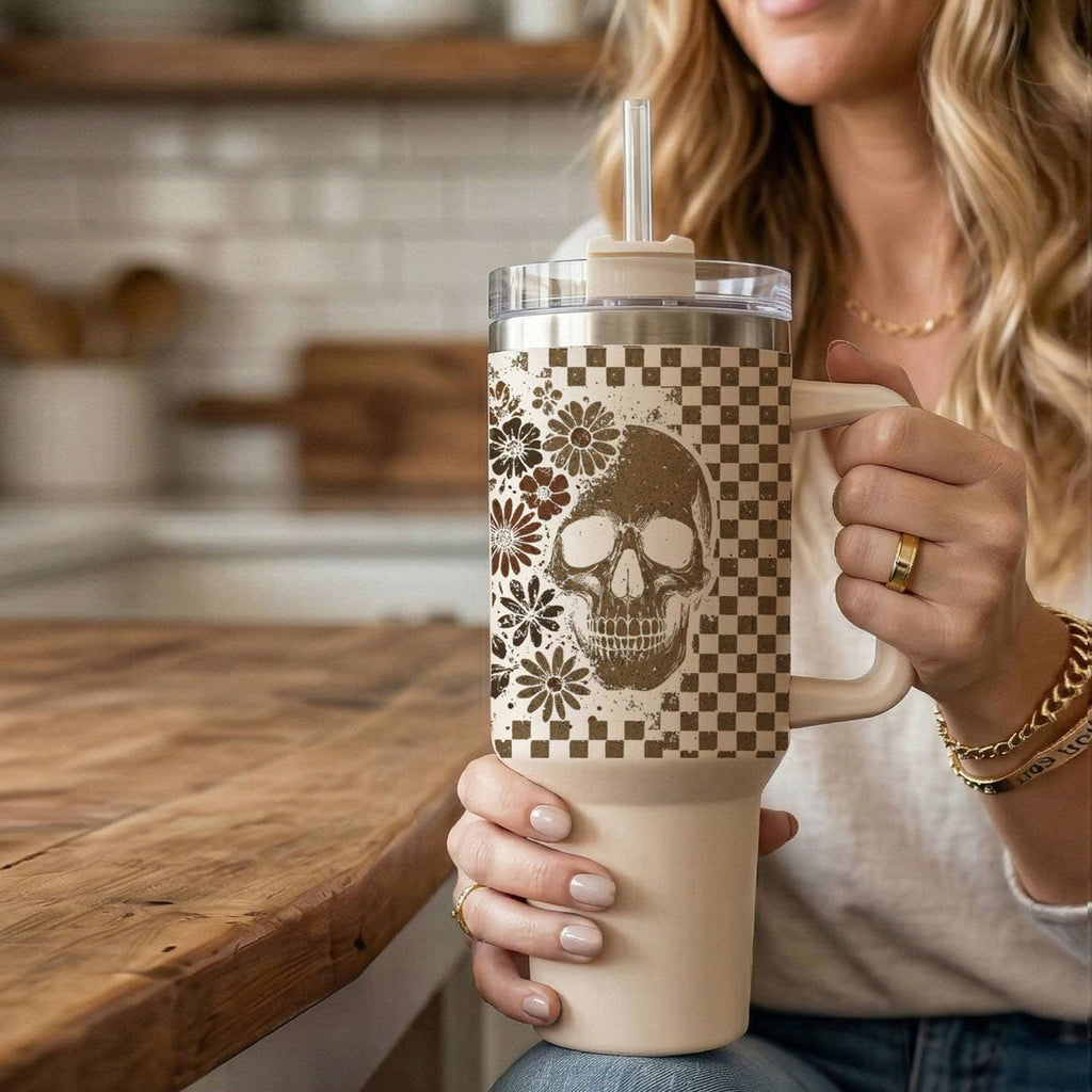 Fall Bohemian Floral Gifts & Drinkware 40oz Autumn Tumbler