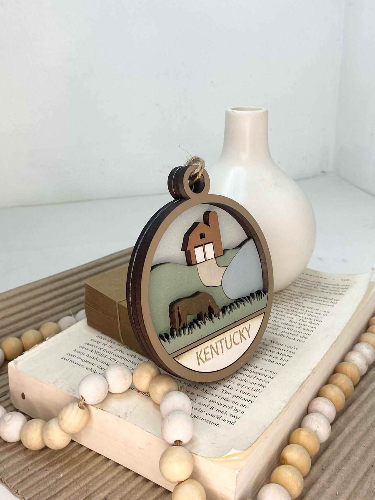Kentucky State Ornament or Gift Tag