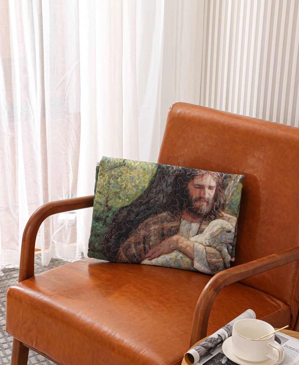 The Lord is my Shepherd Inspirational Quilted Throw