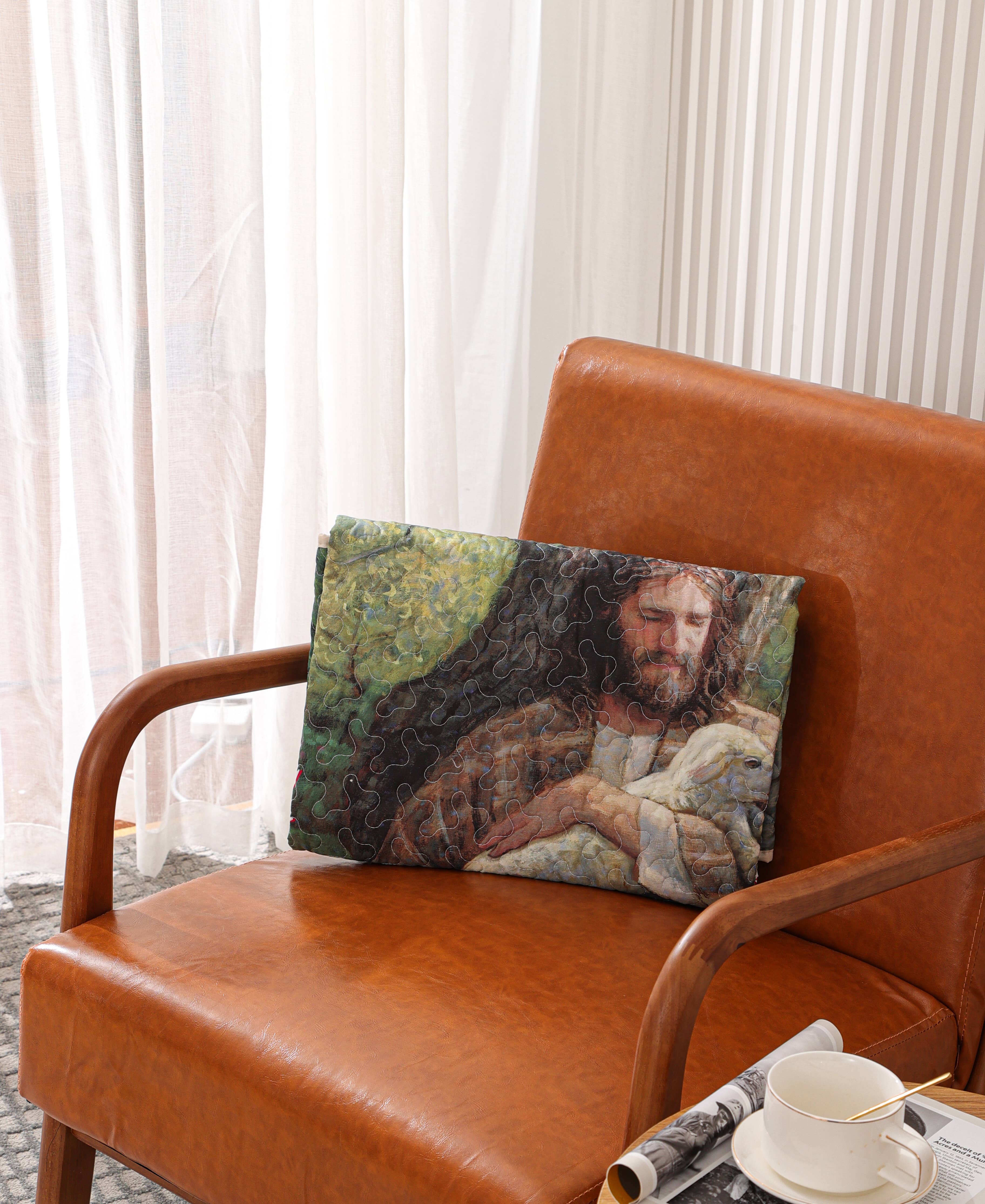 The Lord is my Shepherd Inspirational Quilted Throw