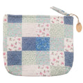 "Floral Delight" - Designer Quilted Cosmetic Bag