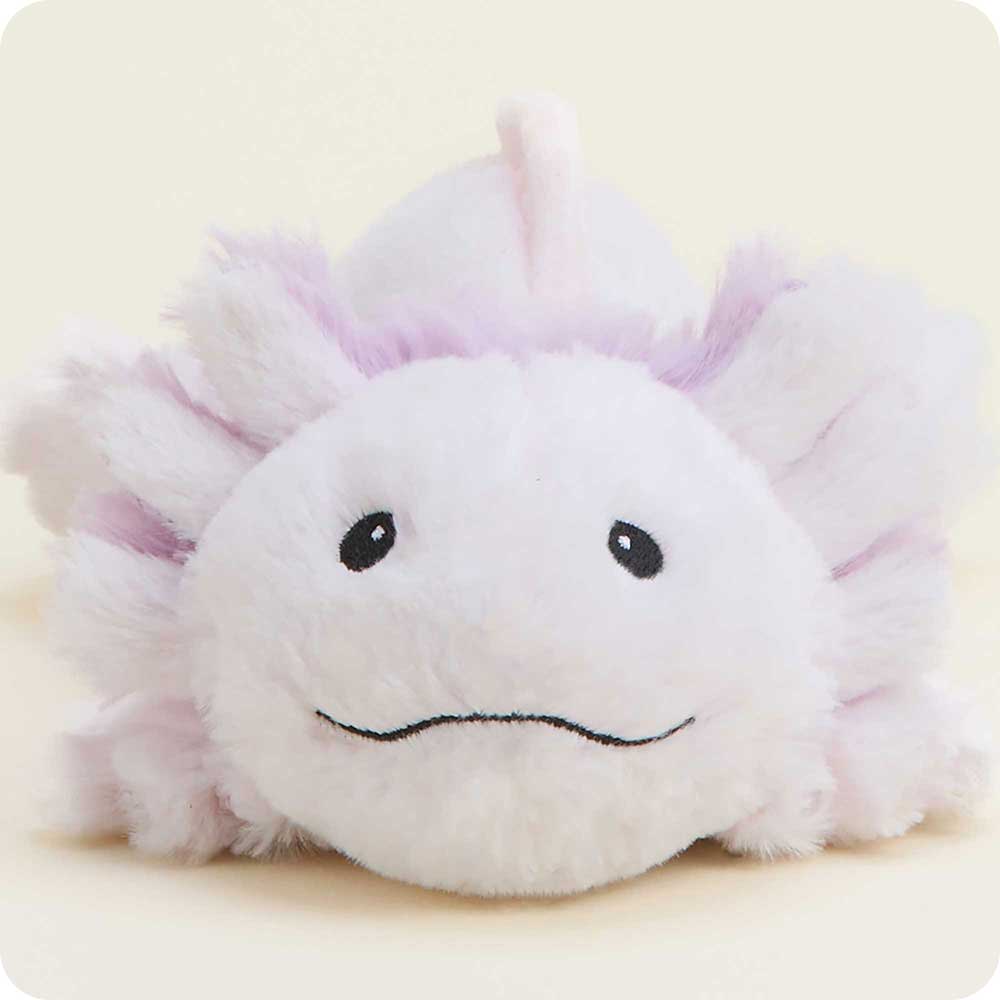 Pink Axolotl Warmies Junior