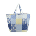 "Garden Walk in Bluebell" Designer Quilted Tote Bag