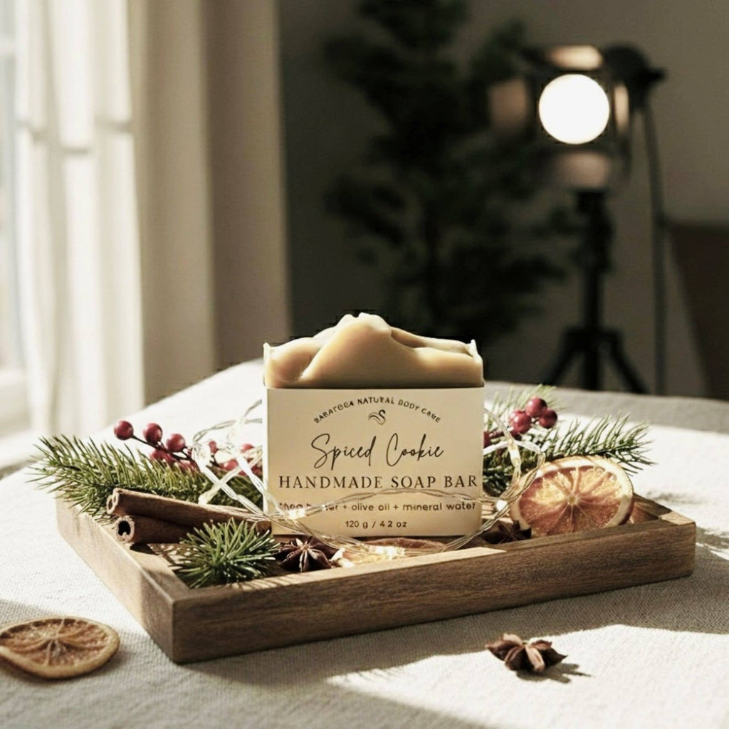 Spiced Cookie Handmade Soap Bar VEGAN WINTER SEASONAL