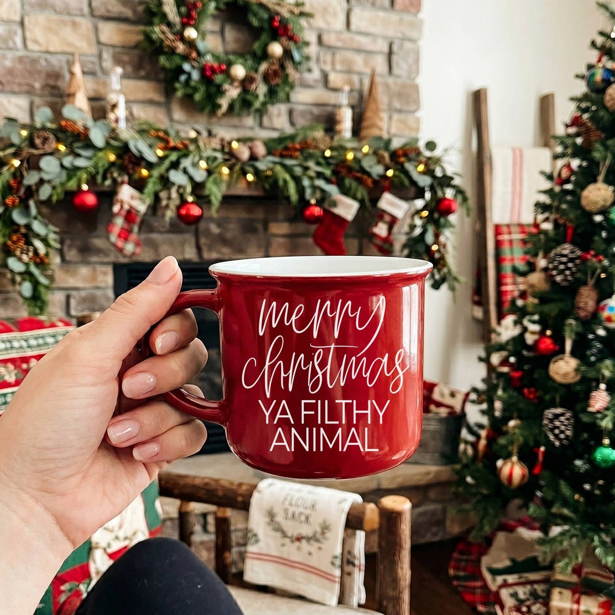 Grinch Face Mugs, Sarcastic Christmas Cup Holiday Humor Gift