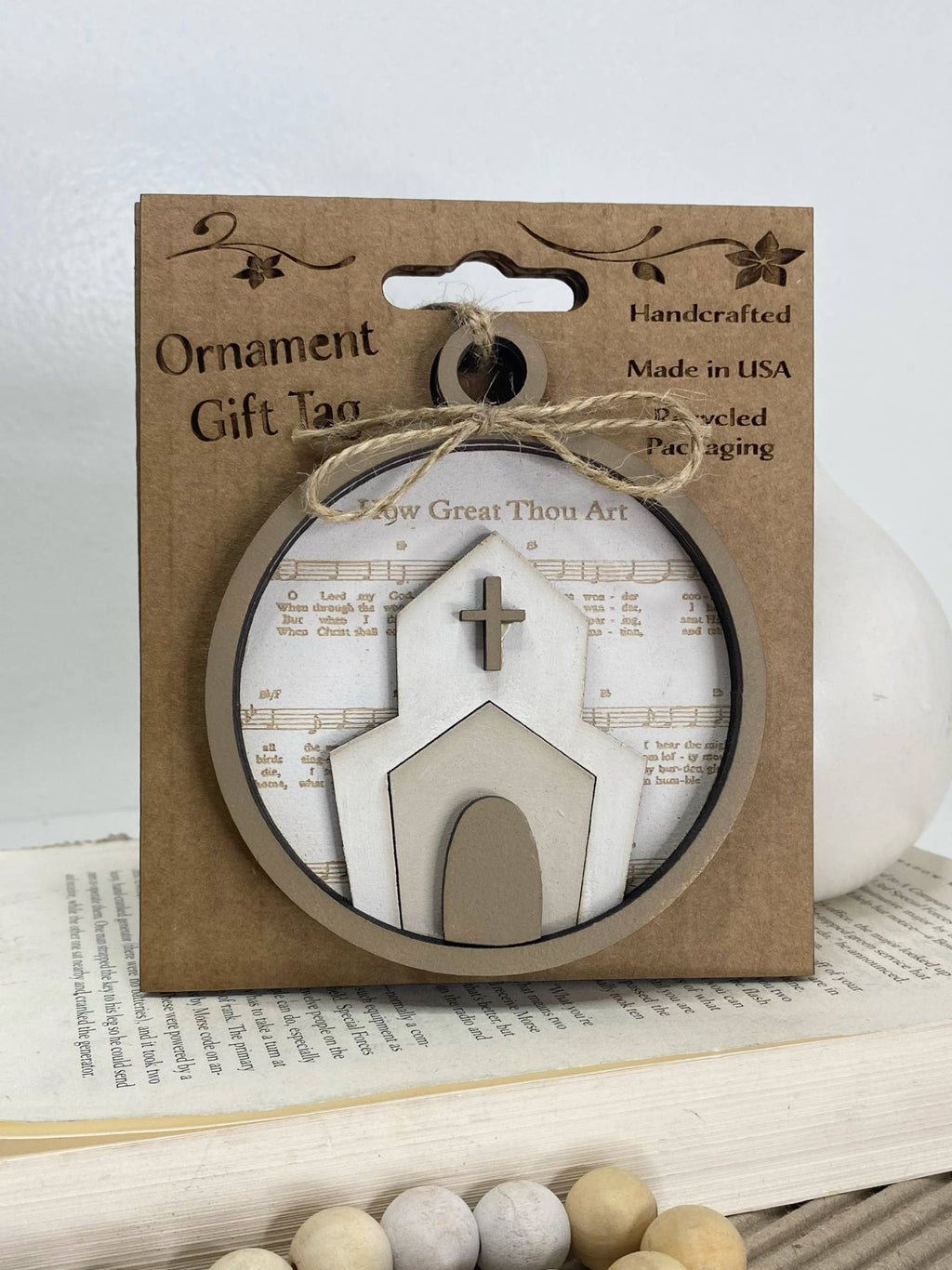 How Great Thou Art Ornament or Gift Tag